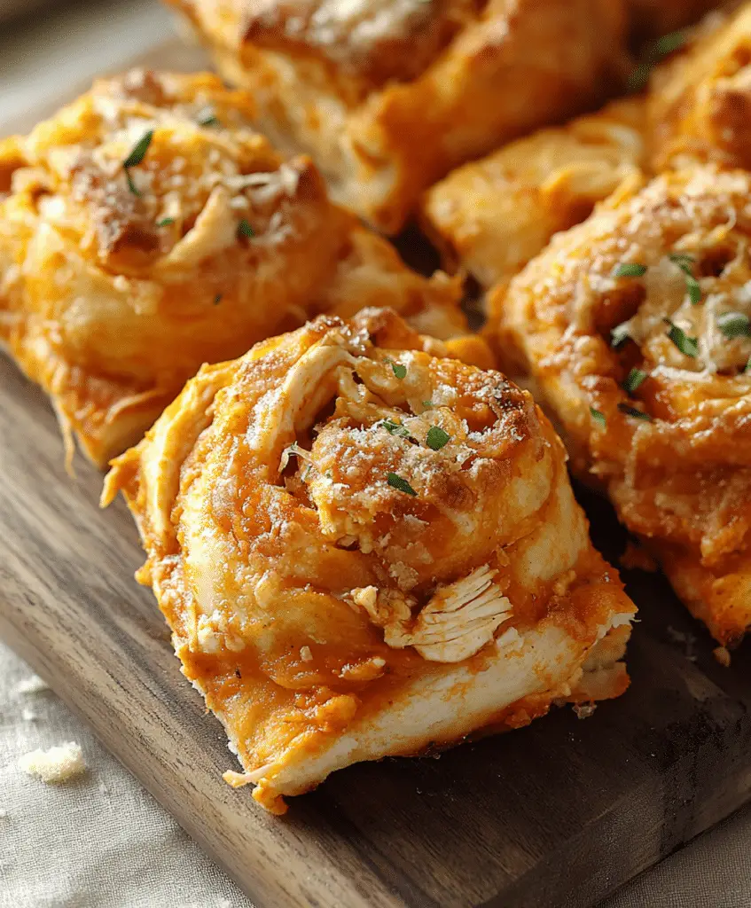 Buffalo Chicken Pizza Rolls Recipe