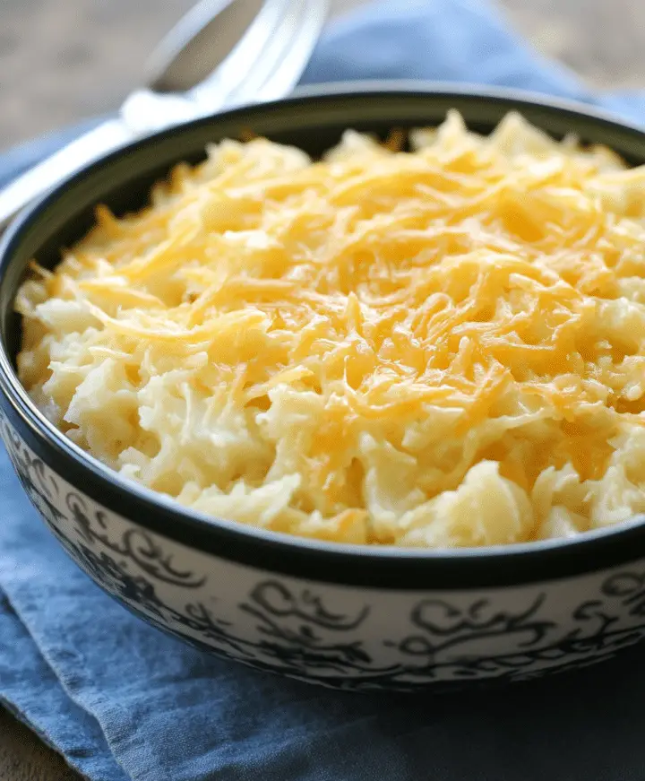 Cheesy Potato Salad Recipe - recipesee.com