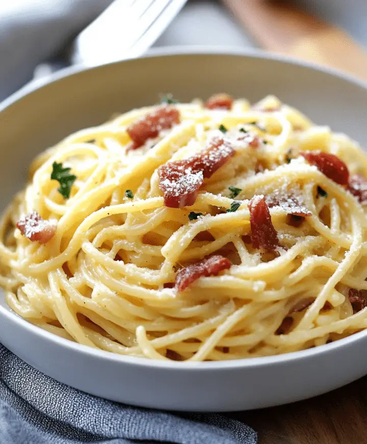 Spaghetti Carbonara Recipe - recipesee.com